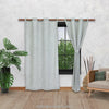 Cortina Arpillera Ancestral Gris 270x220cm Horizontal Argolla