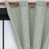 Cortina Arpillera Ancestral Cafe Claro 270x220cm Horizontal Argolla - Cortinas y Persianas | Bylmo