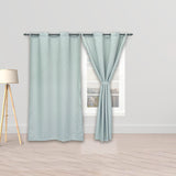 Cortina Blackout Cubista Gris 270x220cm Horizontal Argolla - Cortinas y Persianas | Bylmo