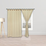 Cortina Blackout Cubista Camel 270x220cm Horizontal Argolla - Cortinas y Persianas | Bylmo