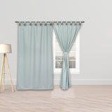 Cortina Blackout Cubista Gris 270x220cm Horizontal Botón - Cortinas y Persianas | Bylmo