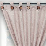 Cortina Blackout Cubista Rosado 270x220cm Horizontal Botón - Cortinas y Persianas | Bylmo