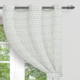 Cortina Macramé Negro 270x220cm Horizontal Argolla - Cortinas y Persianas | Bylmo