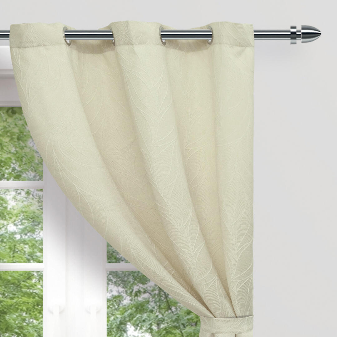 Cortina Acacia Amarillo 270x220cm Horizontal Argolla - Cortinas y Persianas | Bylmo