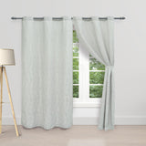 Cortina Acacia Gris 270x220cm Horizontal Argolla - Cortinas y Persianas | Bylmo