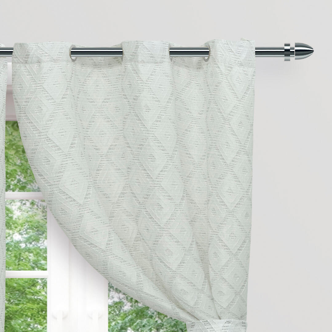 Cortina Fique Blanco 270x220cm Horizontal Argolla - Cortinas y Persianas | Bylmo