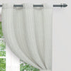 Cortina Yute Gris Claro 270x220cm Horizontal Argolla