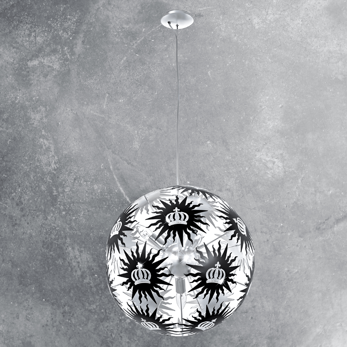 Lámpara Colgante Retro Estilo Acero 53x53x145 - Iluminacion | Bylmo