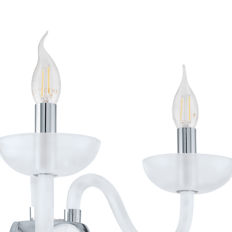 Lámpara de Pared Clásico Gris ACERO 20x32x28cm Diseño Clásico LED - Iluminacion | Bylmo