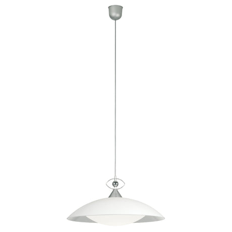 Lámpara Colgante Contemporáneo 45x45x110cm Gris Aluminio Ajustable - Iluminacion | Bylmo