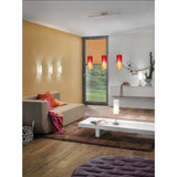 Lámpara Colgante Contemporáneo Rojo 1 Foco 10x72x110cm ACERO Ajustable - Iluminacion | Bylmo