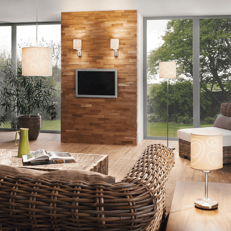 Lámpara Colgante Contemporáneo 1 Luz Beige Ajustable 1100 Lúmens - Iluminacion | Bylmo