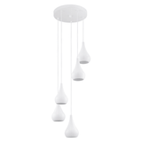 Lámpara Colgante Moderno 35x35x110cm Blanco Ajustable - Iluminacion | Bylmo