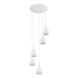 Lámpara Colgante Moderno 35x35x110cm Blanco Ajustable - Iluminacion | Bylmo