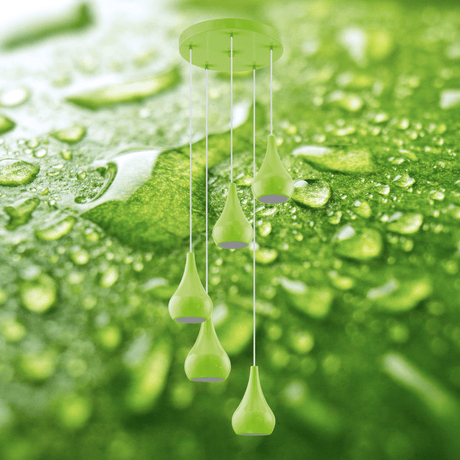 Lámpara Colgante Moderno Verde Cerámica Único 35x5x110 1.85kg - Iluminacion | Bylmo