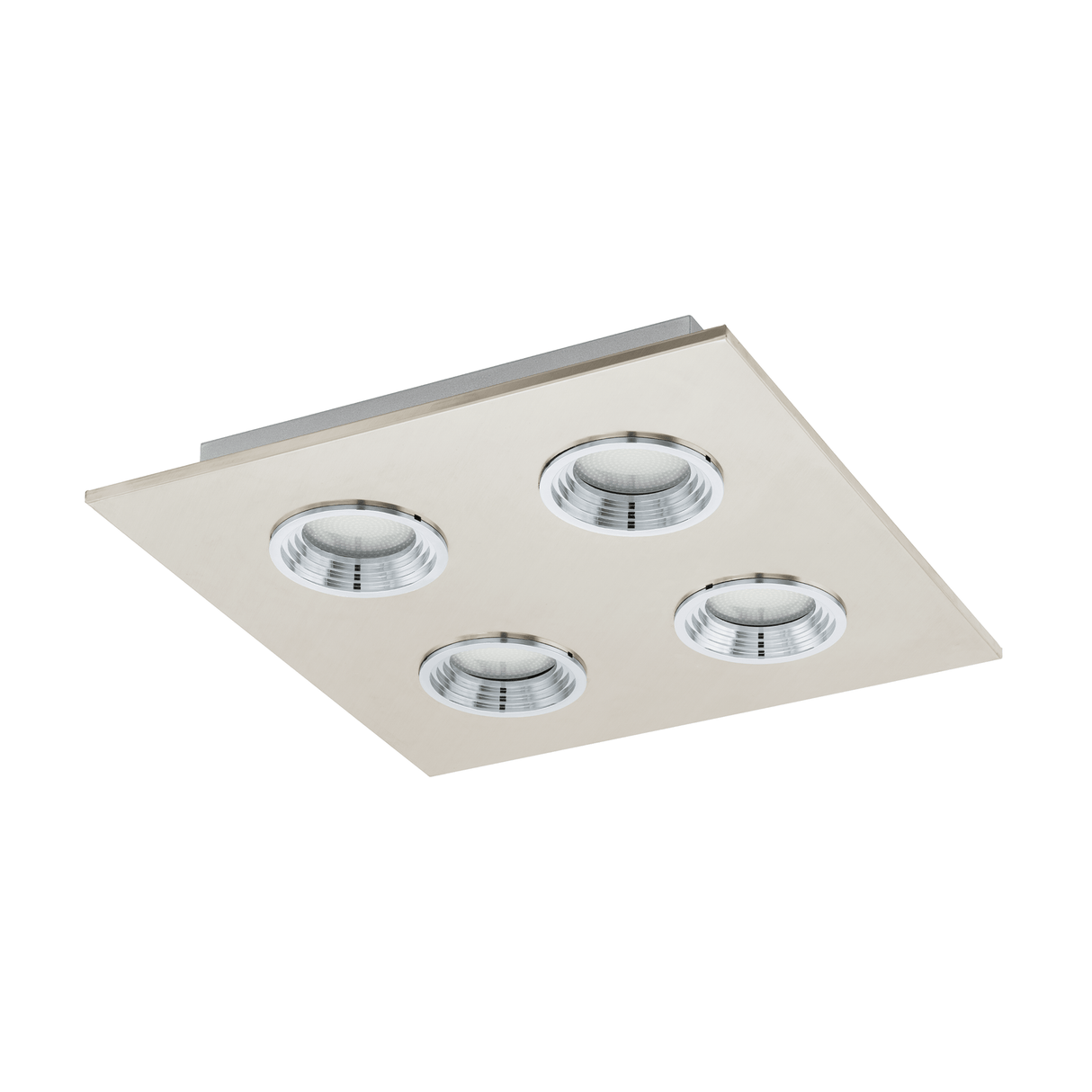 Lámpara de Techo Contemporáneo Gris 4 luces LED 1600 lúmenes - Iluminacion | Bylmo