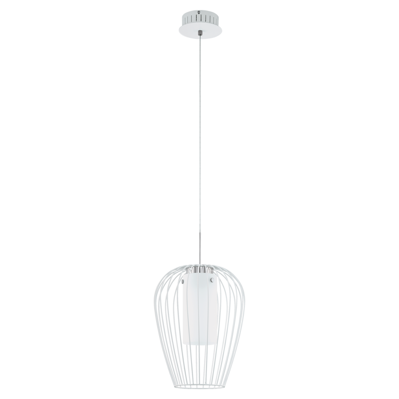 Lámpara Colgante Minimalista 3 Luces Blanca 110v 800 Lm 160