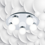 Lámpara Minimalista Gris Acero 35x35x10 cm Moderna - Iluminacion | Bylmo