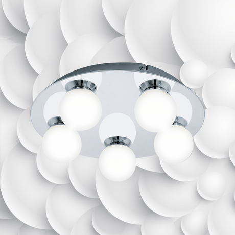 Lámpara Minimalista Gris Acero 35x35x10 cm Moderna - Iluminacion | Bylmo