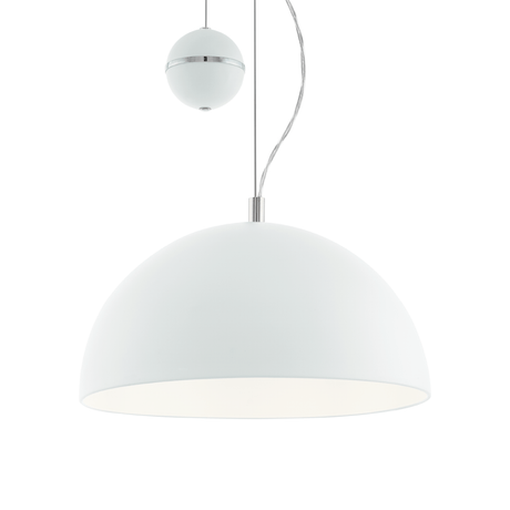 Lámpara Colgante Rústico Blanco 1 Luz Ajustable 38x38x110cm - Iluminacion | Bylmo