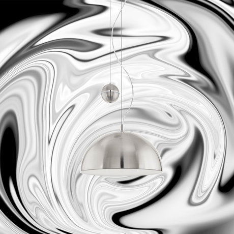 Lámpara Colgante Rústico Gris 38x110cm ACERO Ambiente Ajustable LED - Iluminacion | Bylmo