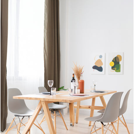 Lámpara Colgante Rústico Gris 38x110cm ACERO Ambiente Ajustable LED - Iluminacion | Bylmo