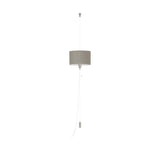 Lámpara Colgante Contemporáneo Gris Acero 35x35x150cm Ajustable LED 1100 Lúmenes 160 IP20 - Iluminacion | Bylmo