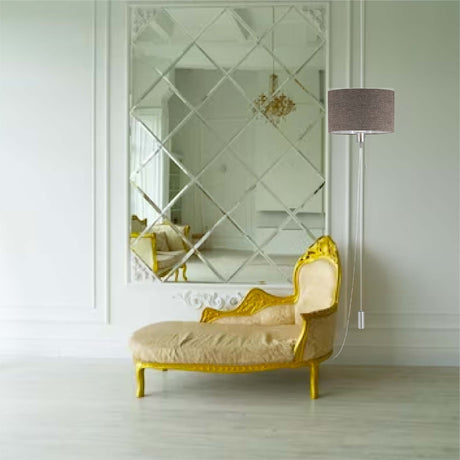 Lámpara Colgante Contemporáneo Gris Acero 35x35x150cm Ajustable LED 1100 Lúmenes 160 IP20 - Iluminacion | Bylmo