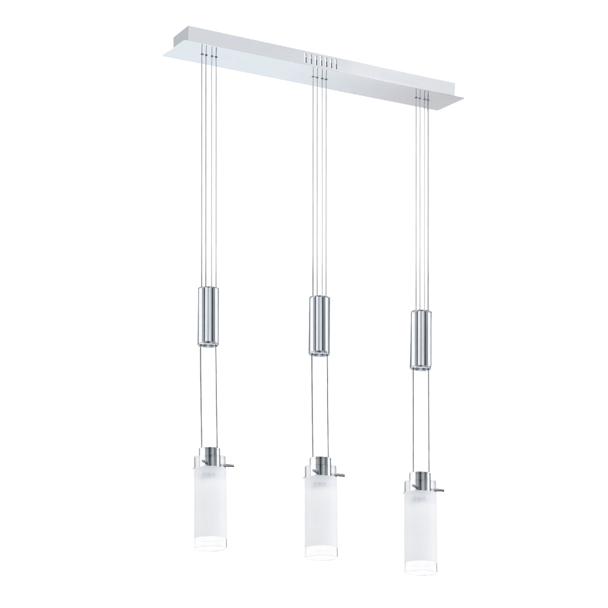 Lámpara Colgante Moderno Gris Acero Ajustable 10x66x110cm - Iluminacion | Bylmo