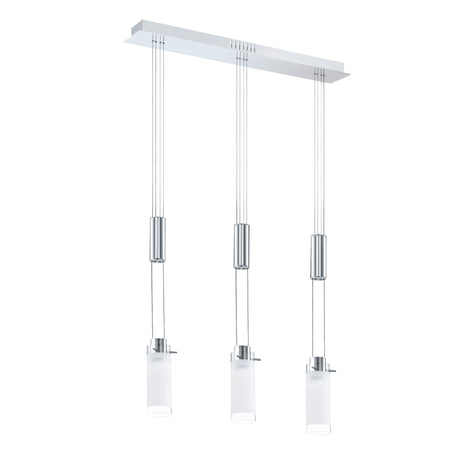 Lámpara Colgante Moderno Gris Acero Ajustable 10x66x110cm - Iluminacion | Bylmo