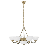 Lámpara Colgante Clásico Dorado 9 luces LED Ajustable 74x74x110 cm - Iluminacion | Bylmo