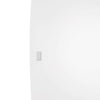 Lámpara De Pared Contemporáneo 24x24 Blanco Acero 1 Luz 1100 Lúmenes