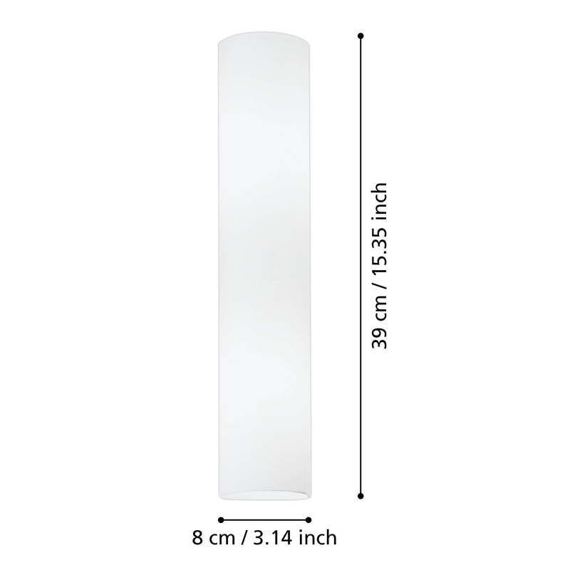 Lámpara De Pared Contemporáneo Blanco Acero Led 57cm Ambiente 160 450lm Ip20