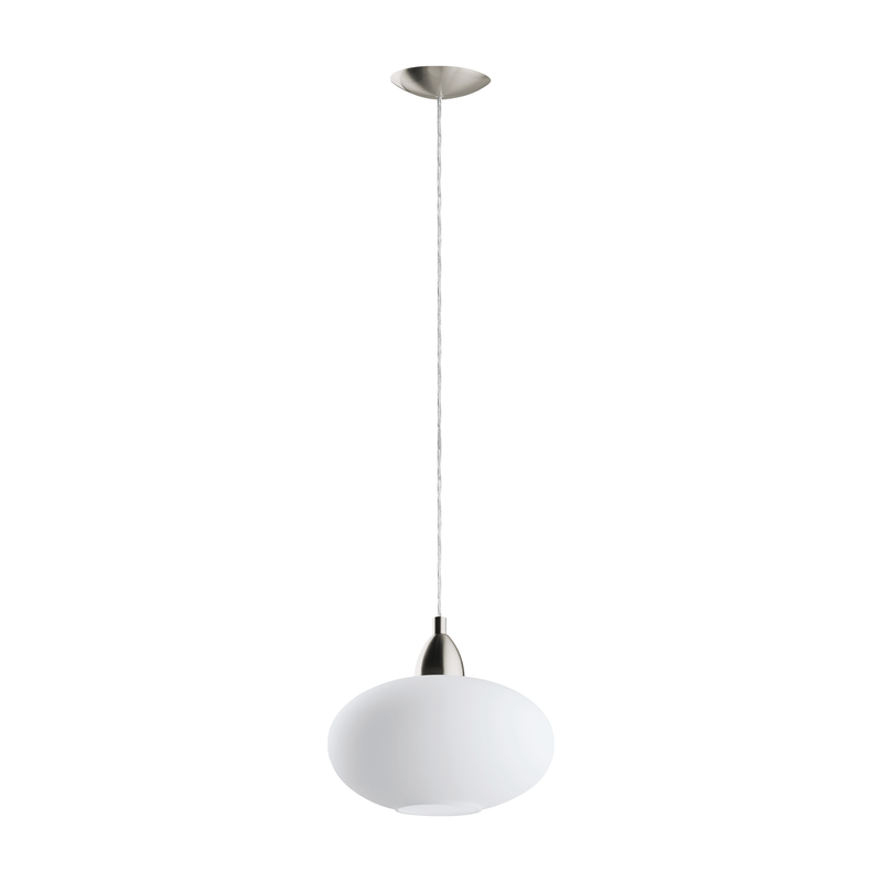 Lámpara Colgante Contemporáneo Gris Acero 1 Luz 26x6x110cm Led