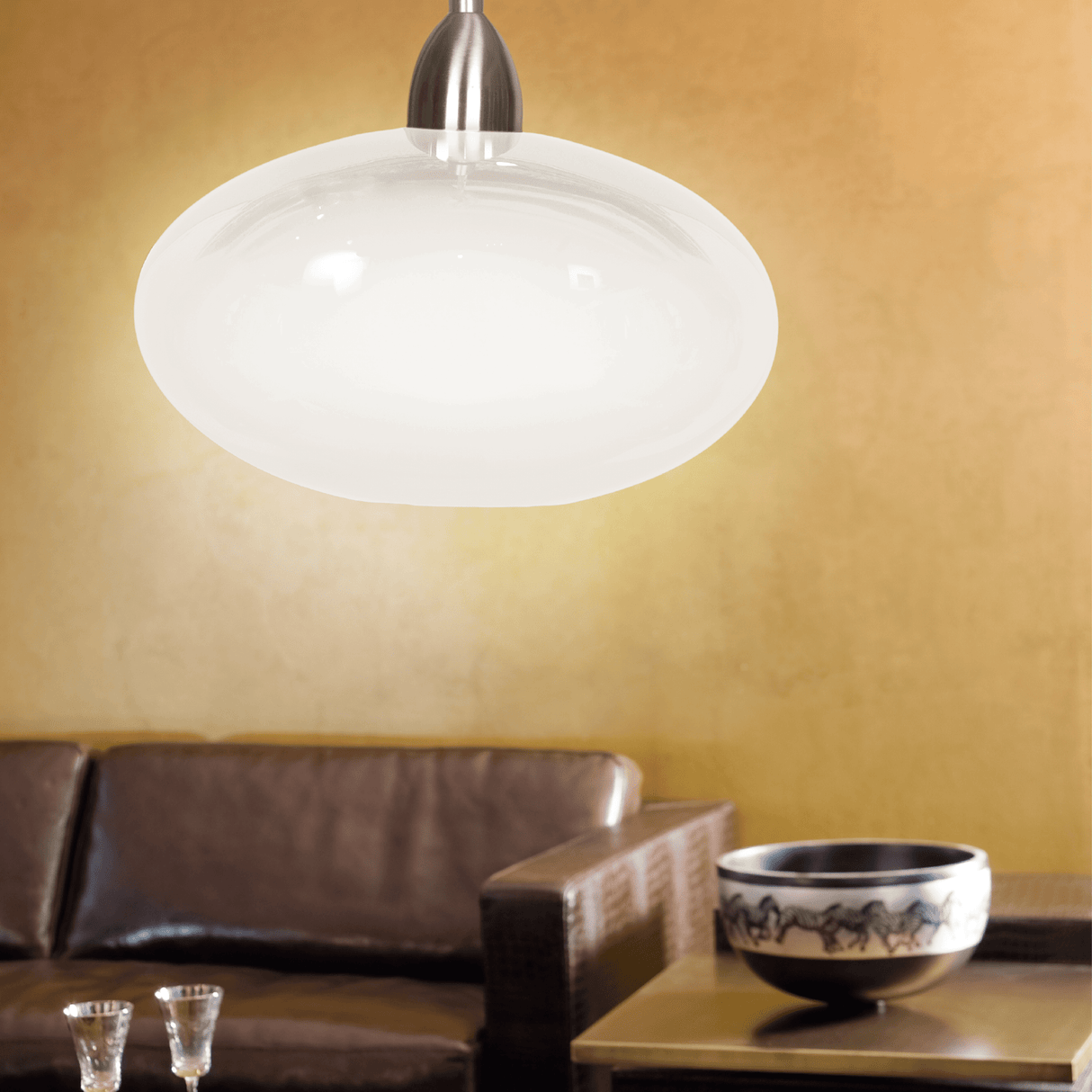 Lámpara Colgante Contemporáneo Gris Acero 1 Luz 26x6x110cm LED - Iluminacion | Bylmo