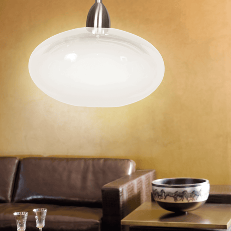 Lámpara Colgante Contemporáneo Gris Acero 1 Luz 26x6x110cm LED - Iluminacion | Bylmo