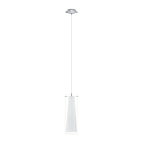 Lámpara Colgante Moderno Gris Acero 16x6x110cm Ambiente LED - Iluminacion | Bylmo