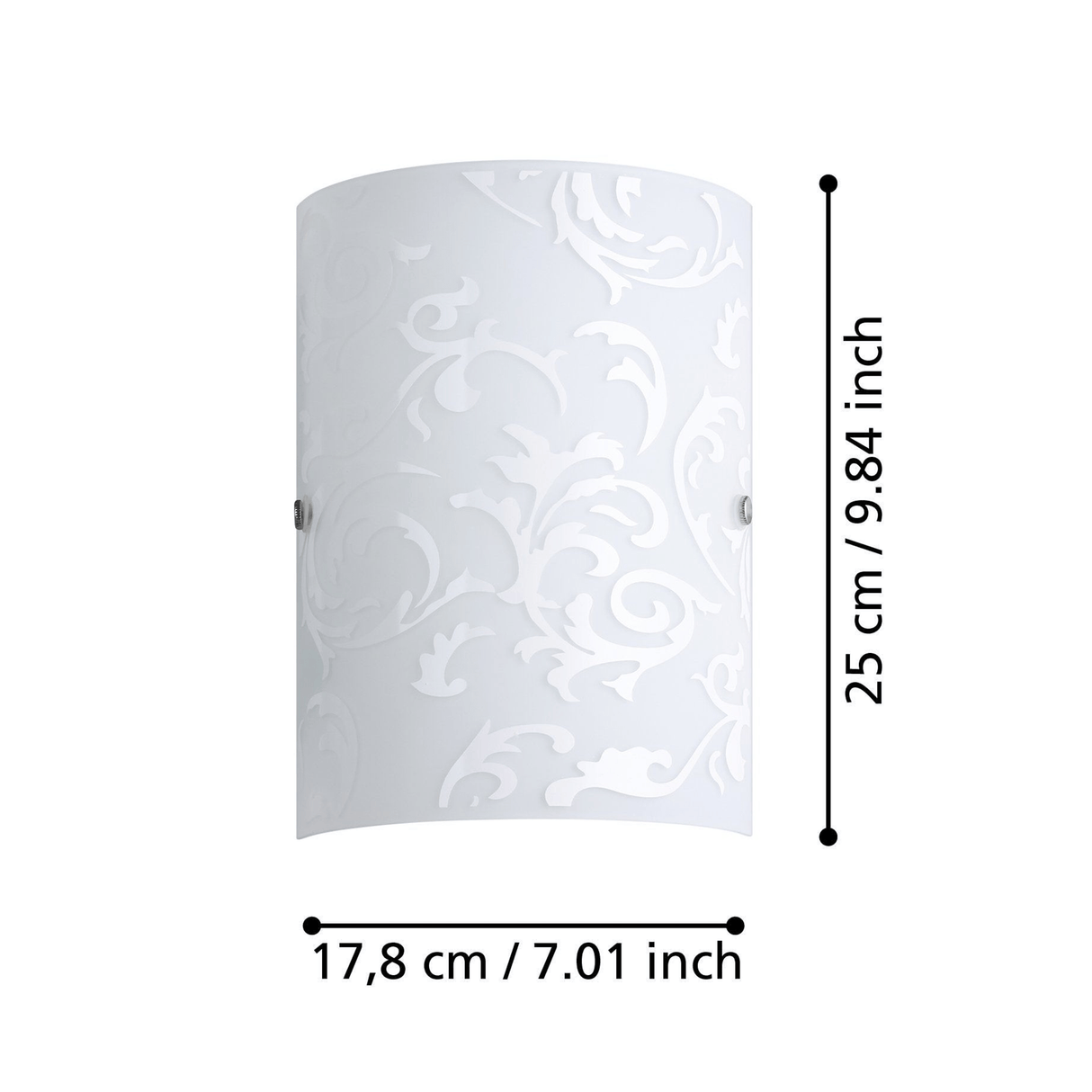 Lámpara de Pared Contemporáneo Gris 18x7x25cm ACERO LED - Iluminacion | Bylmo