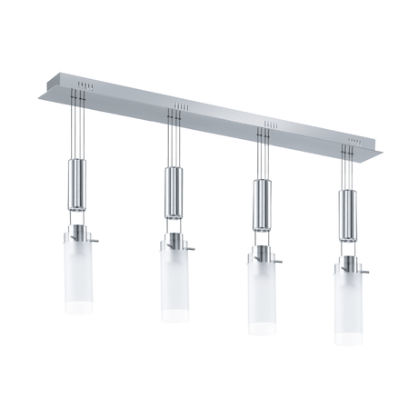 Lámpara Colgante Moderno Gris Acero Ajustable 110V 4 Luces - Iluminacion | Bylmo