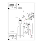 Lámpara De Pared Moderno Acero Gris Sobrepuesta Ambiente 1 Luz Led