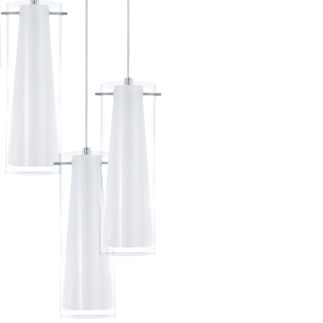 Lámpara Colgante Moderno Gris Acero 50x50x150cm Ambiente Ajustable - Iluminacion | Bylmo