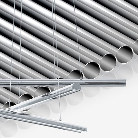 Lámpara Colgante Moderno Gris Acero 3 Luces Ajustable - Iluminacion | Bylmo