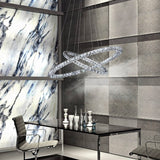 Lámpara Colgante Moderno Gris Acero 2 Luces Ajustable LED 67x90x150cm - Iluminacion | Bylmo