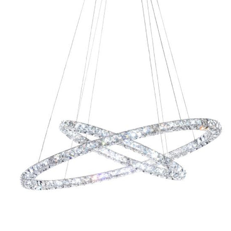 Lámpara Colgante Moderno Gris Acero 2 Luces Ajustable LED 67x90x150cm - Iluminacion | Bylmo