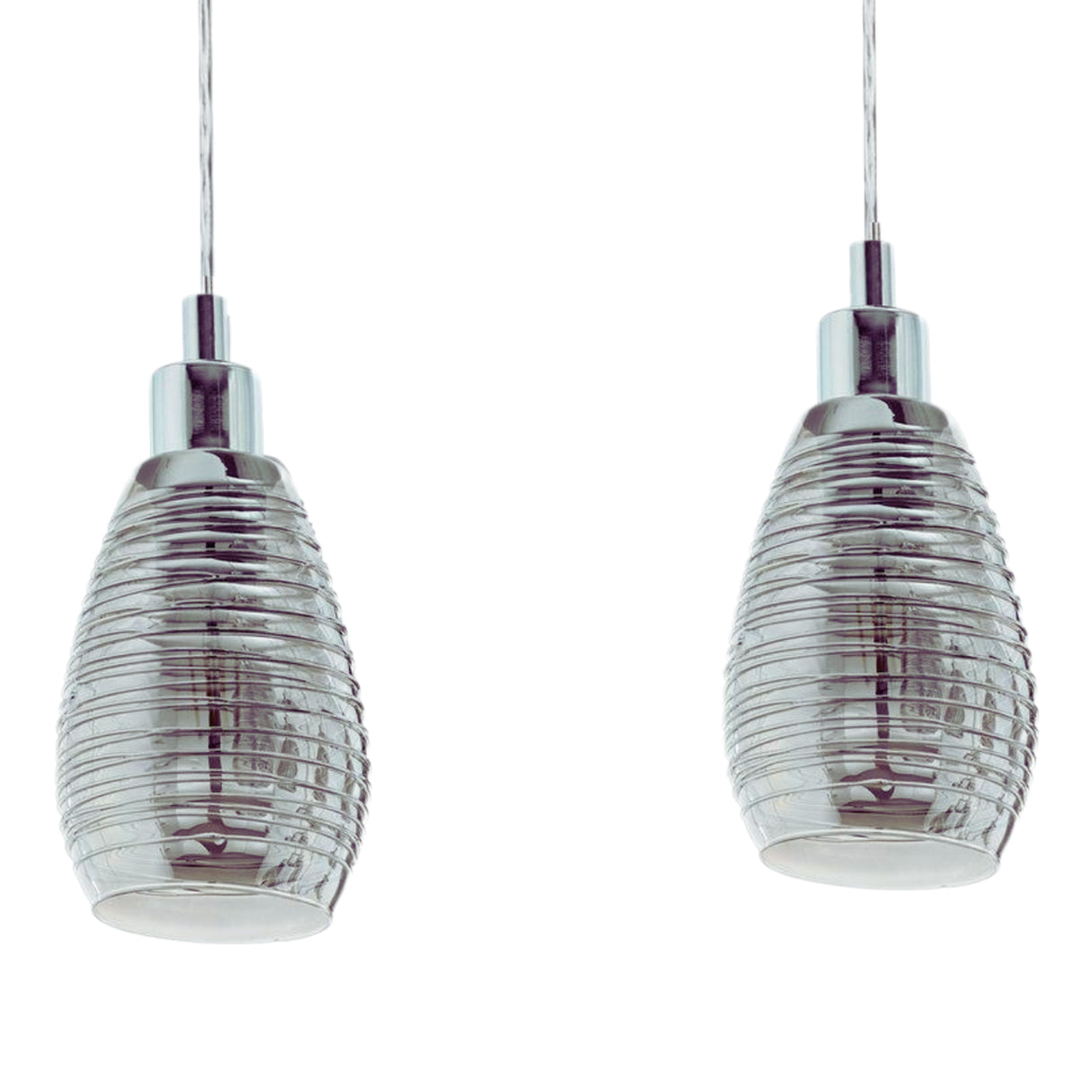 Lámpara Colgante Moderno Gris Acero 4 Luces Ajustable - Iluminacion | Bylmo