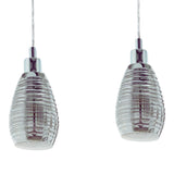 Lámpara Colgante Moderno Gris Acero 4 Luces Ajustable - Iluminacion | Bylmo