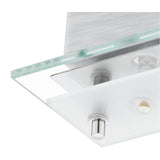 Lámpara Contemporáneo Gris Acero 12x12x7cm Ambiente LED 1 Luz - Iluminacion | Bylmo