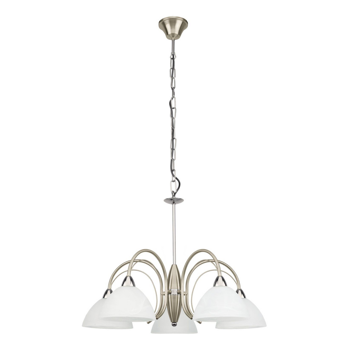 Lámpara Colgante Clásico 5 Luces Dorado Ajustable 63x110cm - Iluminacion | Bylmo