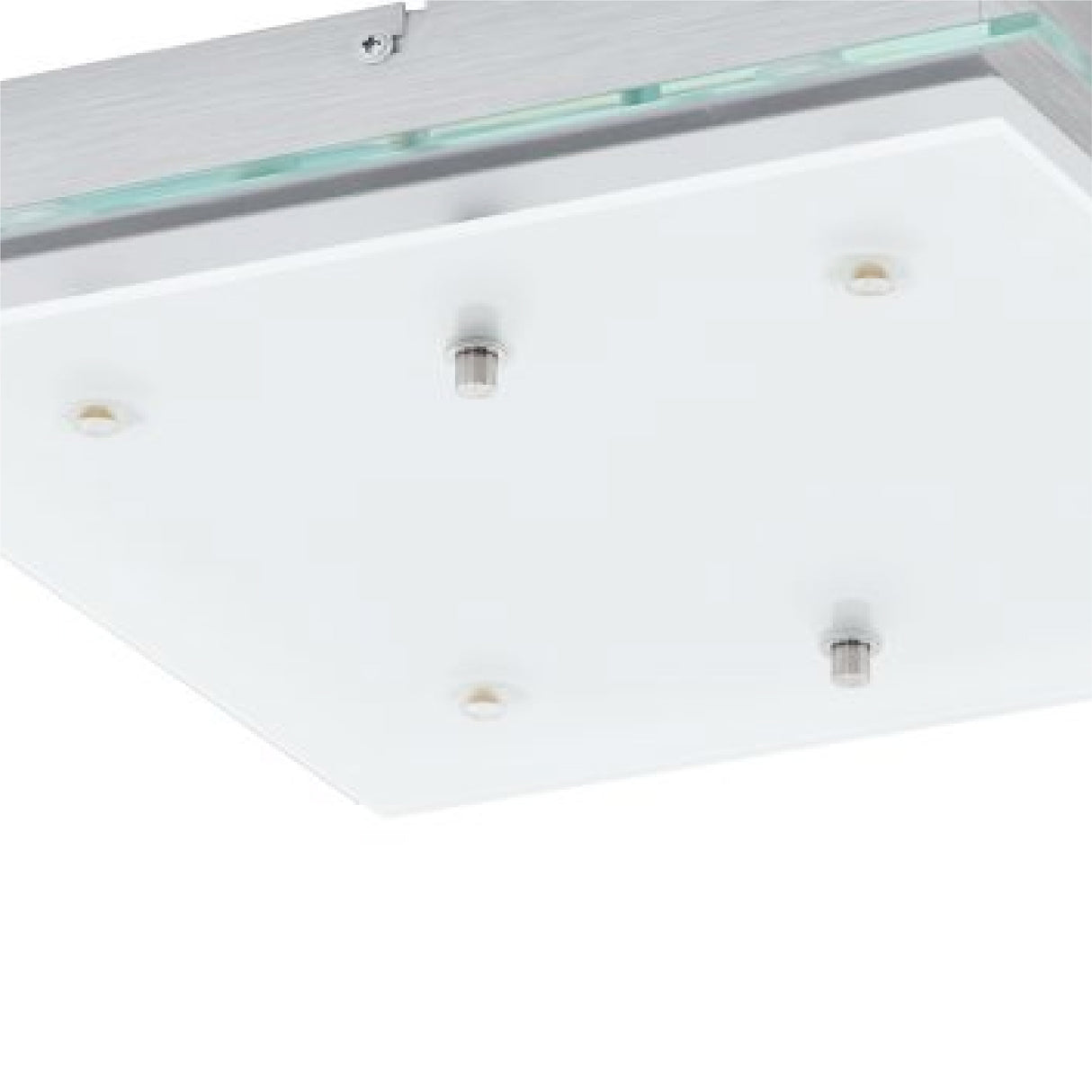 Lámpara Contemporáneo Gris 29x29x7cm 1600 Lúmenes LED 4 Luces - Iluminacion | Bylmo