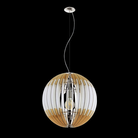 Lámpara Colgante Rústico Madera 70x70x200cm Ajustable Ambiente LED - Iluminacion | Bylmo